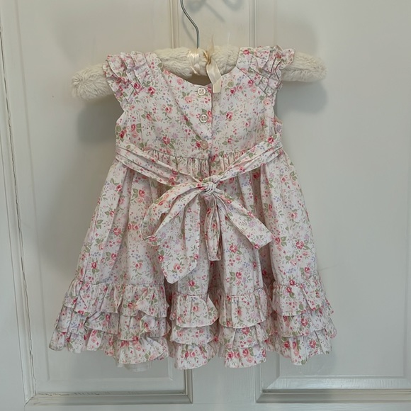 Laura Ashley dress and bloomers, 12 months. In like new condition. Only worn 1x - Picture 2 of 4